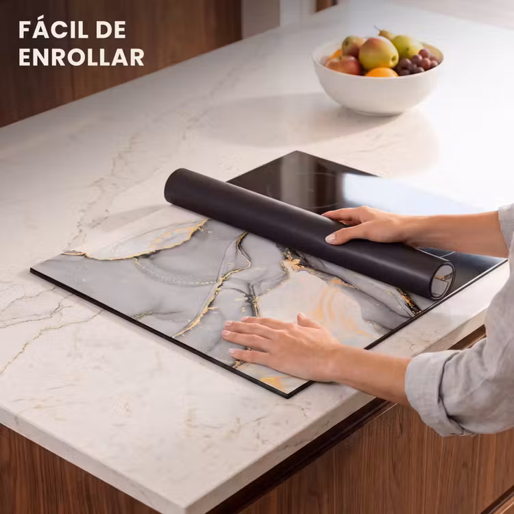 Protector de inducción - Fiumi d'oro su Marble Shores — 7