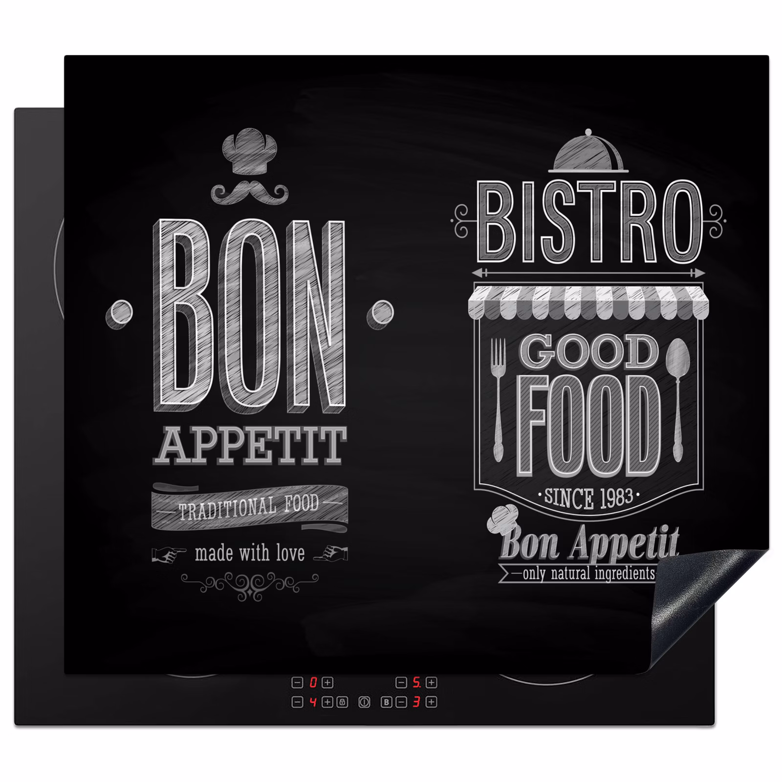Protector de inducción - Lavagna nera del Bistro — 1