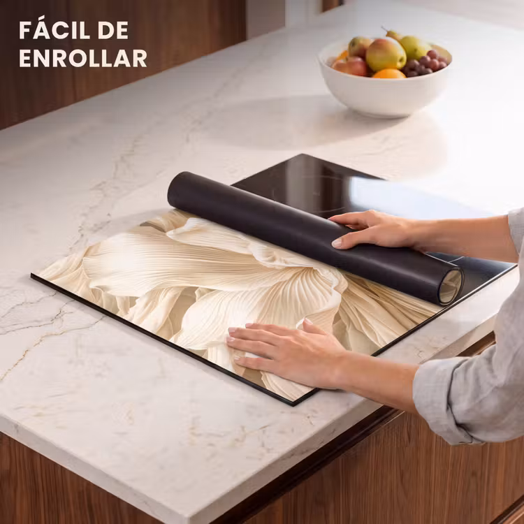 Protector de inducción - Onde di foglie di seta — 7