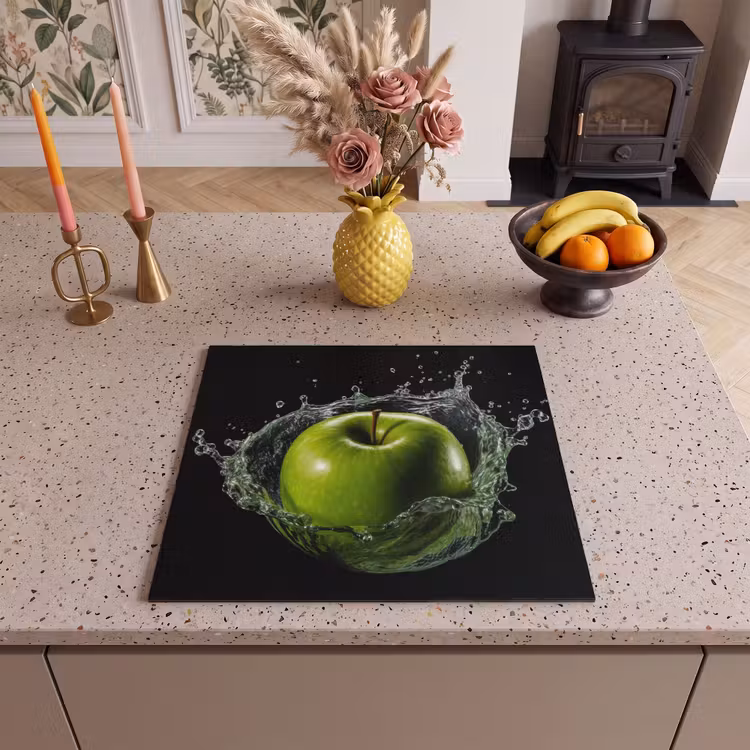 Protector de inducción - Mela - Verde - Frutta - Acqua - Nero — 3