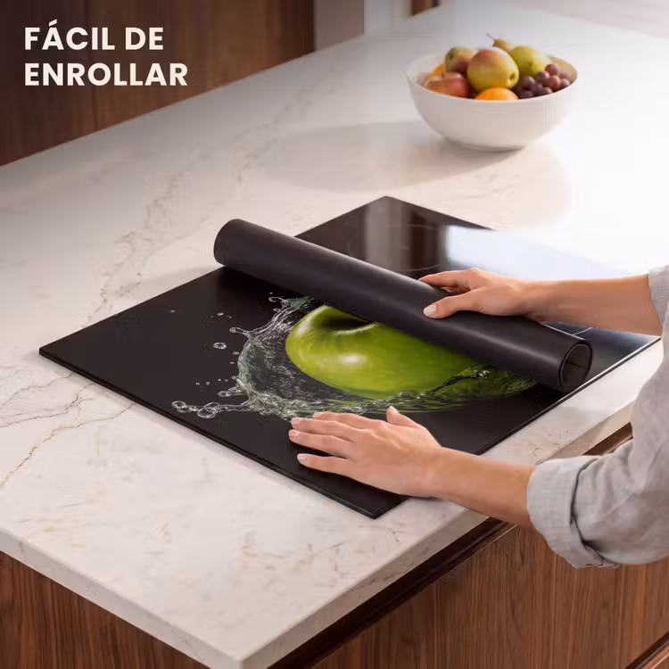 Protector de inducción - Mela - Verde - Frutta - Acqua - Nero — 7