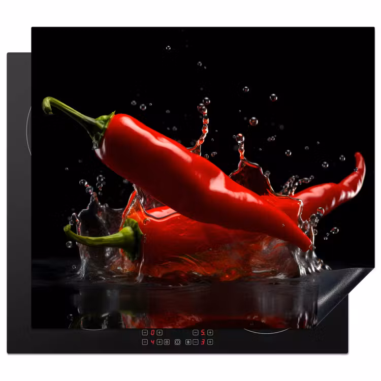 Protector de inducción - Pepe - Rosso - Nero - Acqua - Vegetale — 1