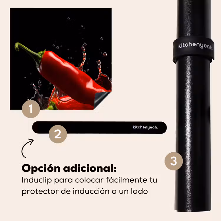 Protector de inducción - Pepe - Rosso - Nero - Acqua - Vegetale — 8