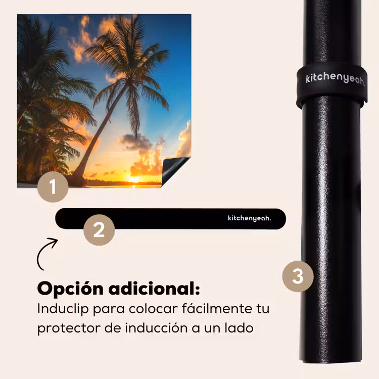 Protector de inducción - Panorama paradisiaco al tramonto — 8