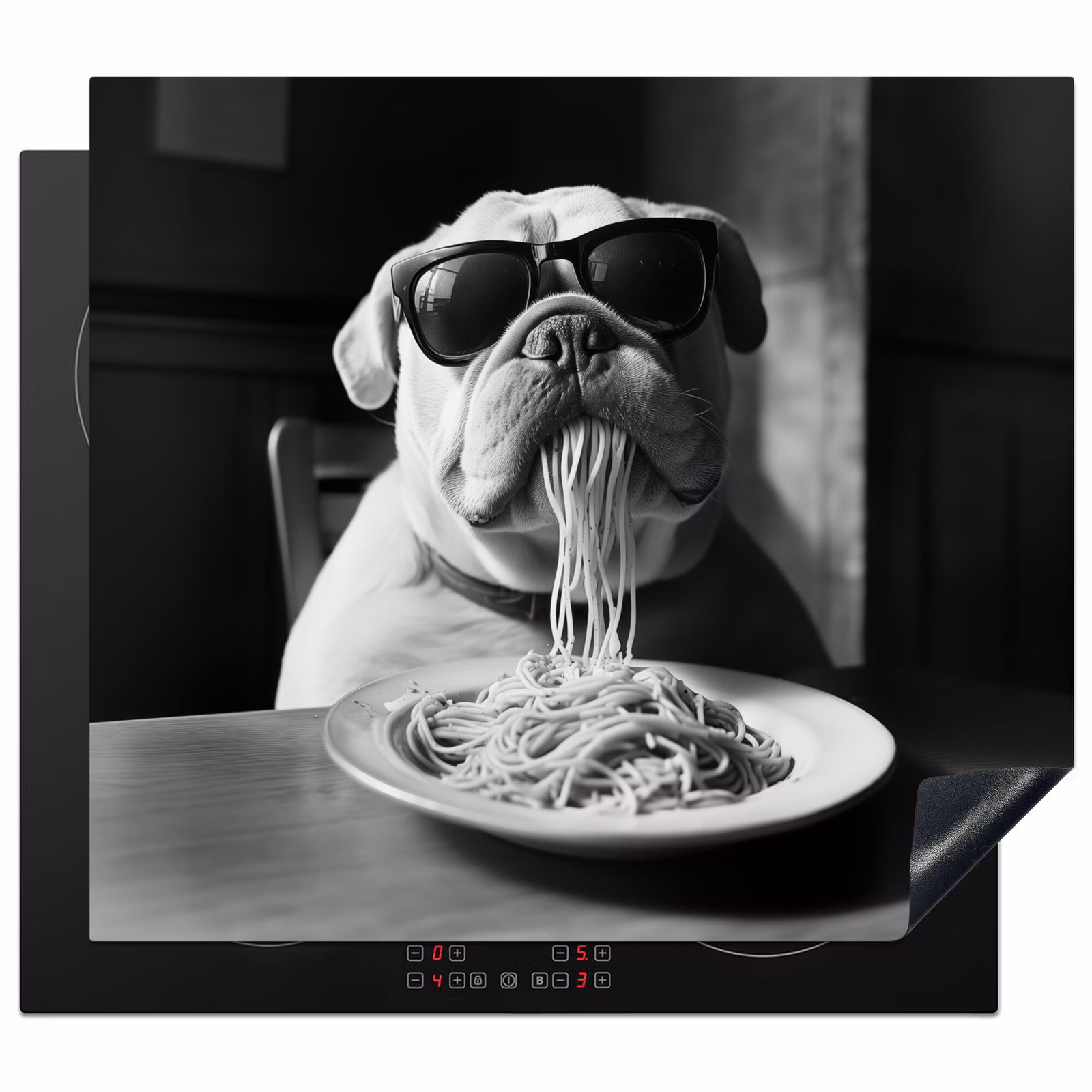 Protector de inducción - Cane - Bulldog - Occhiali - Duro - Animali — 1