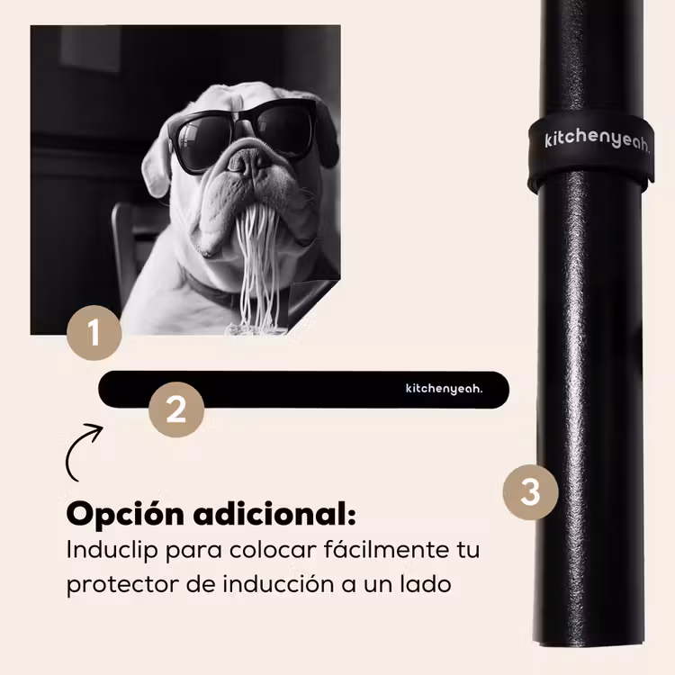 Protector de inducción - Cane - Bulldog - Occhiali - Duro - Animali — 8