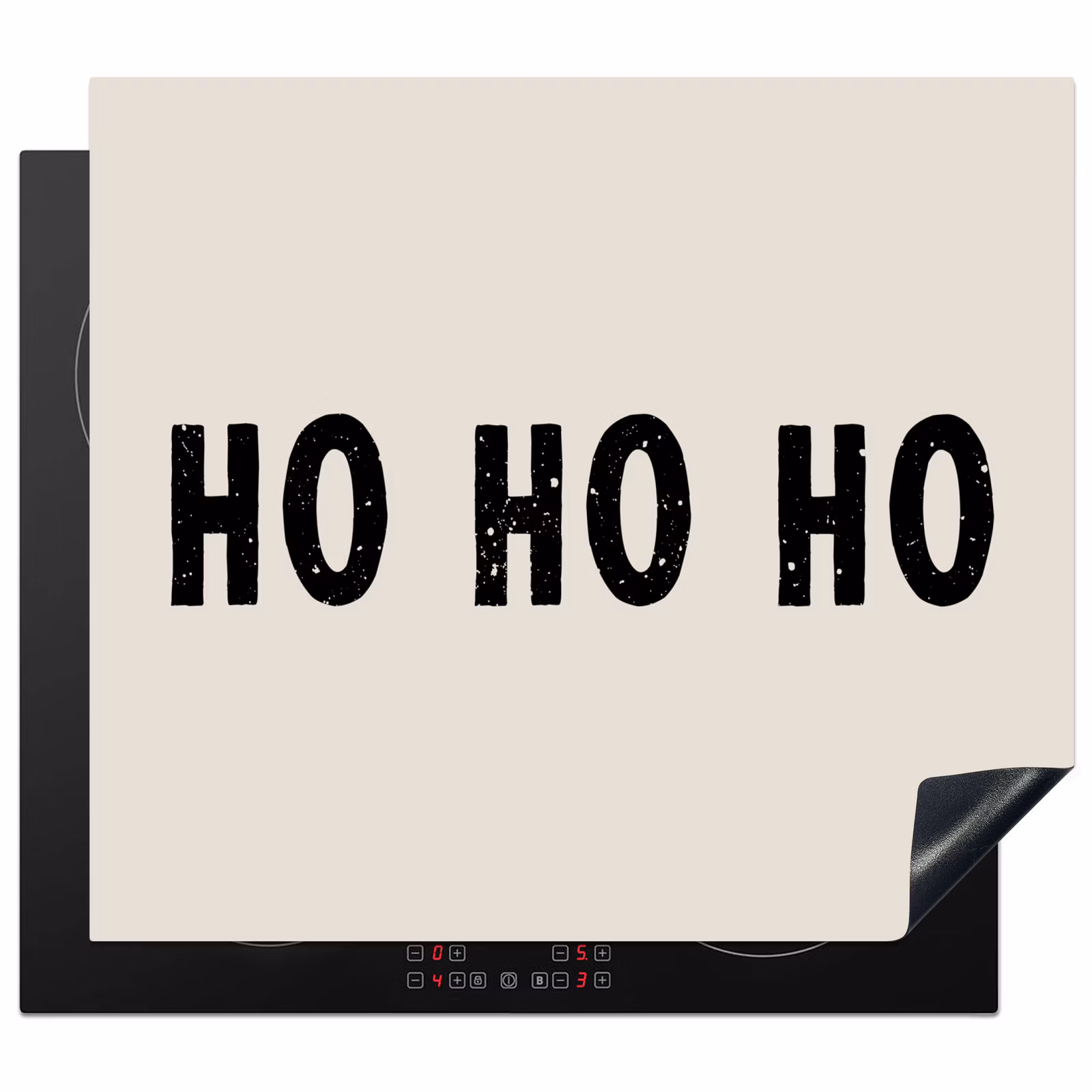 Protector de inducción - Natale - Ho ho ho - Proverbi - Beige - Babbo Natale — 1