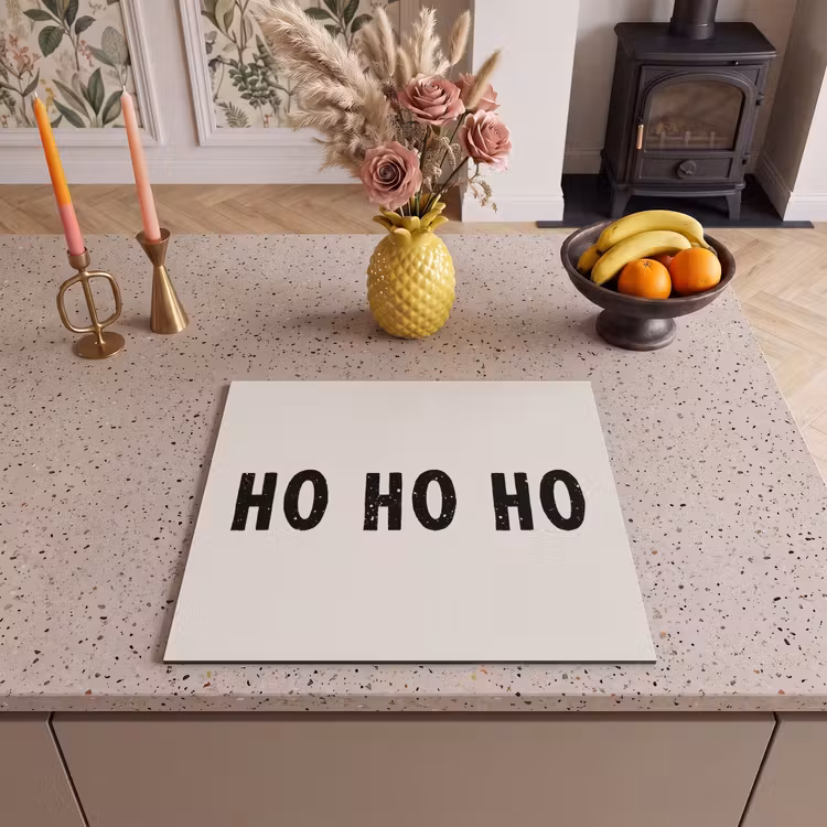 Protector de inducción - Natale - Ho ho ho - Proverbi - Beige - Babbo Natale — 3