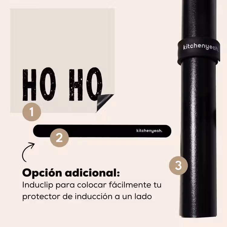 Protector de inducción - Natale - Ho ho ho - Proverbi - Beige - Babbo Natale — 8