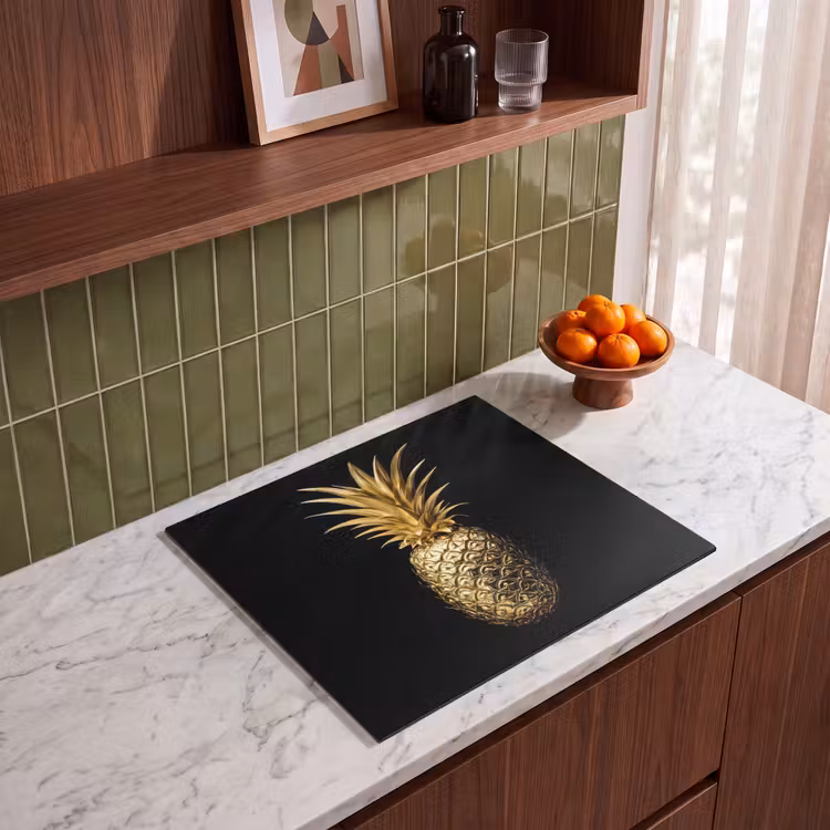Protector de inducción - Ananas - Nero - Oro - Lusso — 4