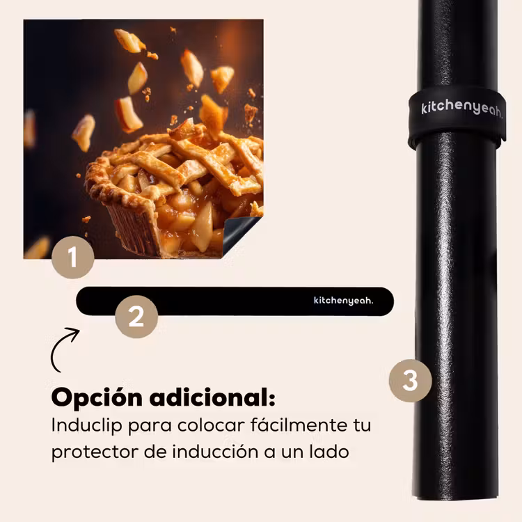 Protector de inducción - Torta di mele - calda - cibo — 8