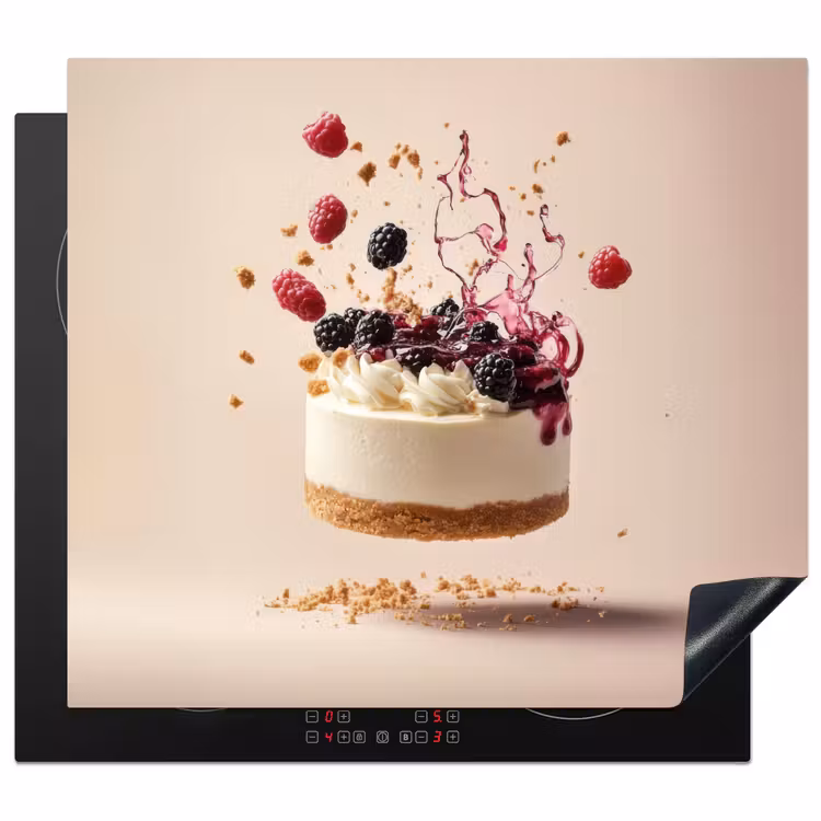Protector de inducción - Cheesecake - Cibo - Rosa - Torta — 1