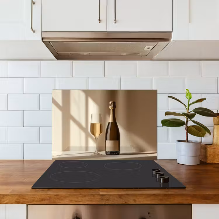 Salpicaderos de cocina - Champán - Beige - Sombra - Burbujas — 3