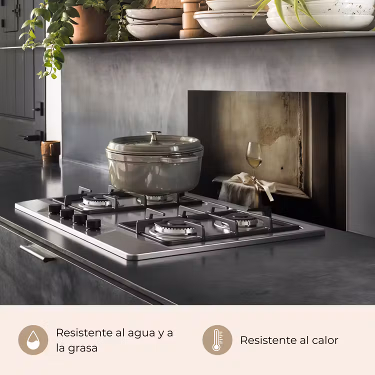 Salpicaderos de cocina - Lazo - Beige - Blanco - Vino — 2