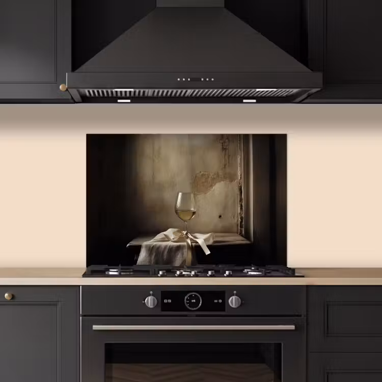Salpicaderos de cocina - Lazo - Beige - Blanco - Vino — 5