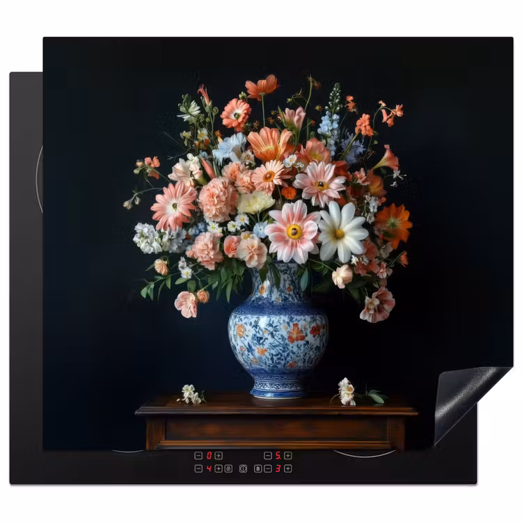 Protector de inducción - Legno - Vaso - Colori - Fiori — 1