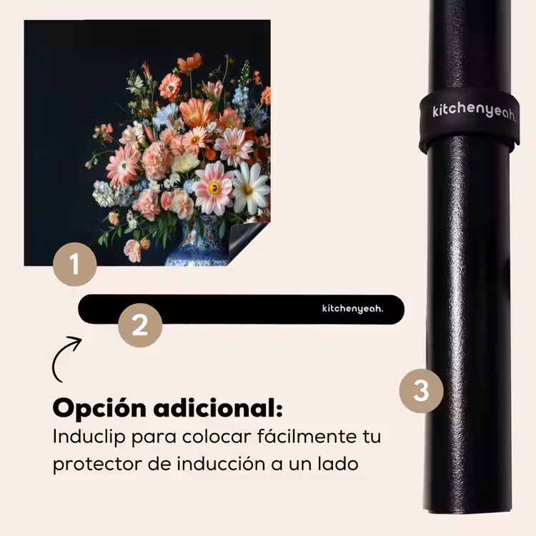 Protector de inducción - Legno - Vaso - Colori - Fiori — 8