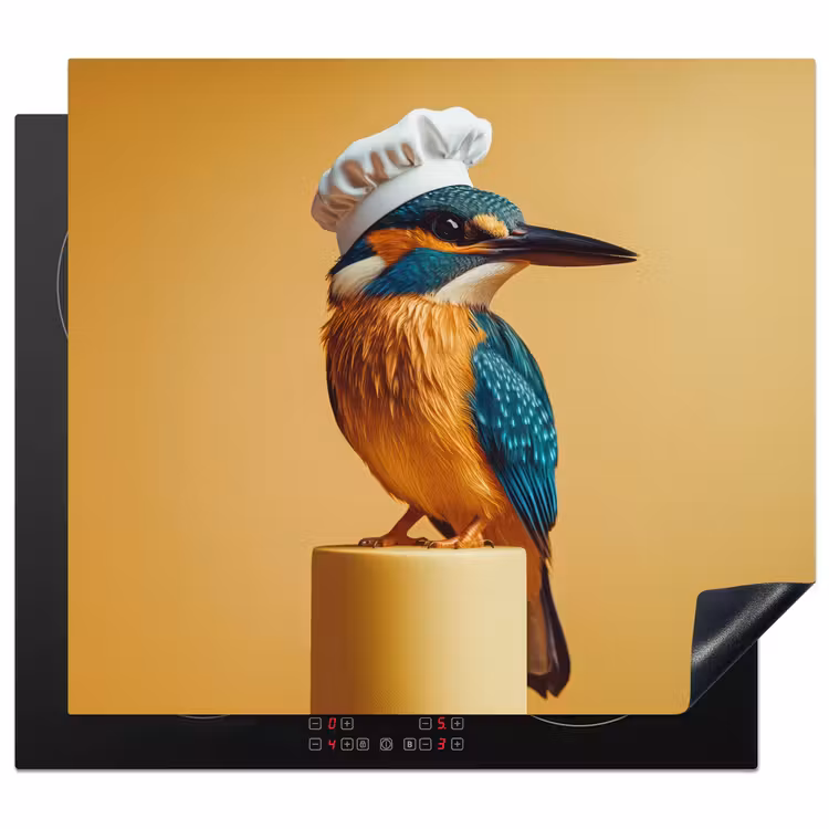 Protector de inducción - Martin pescatore - Colonna - Cappello da cuoco - Uccello — 1