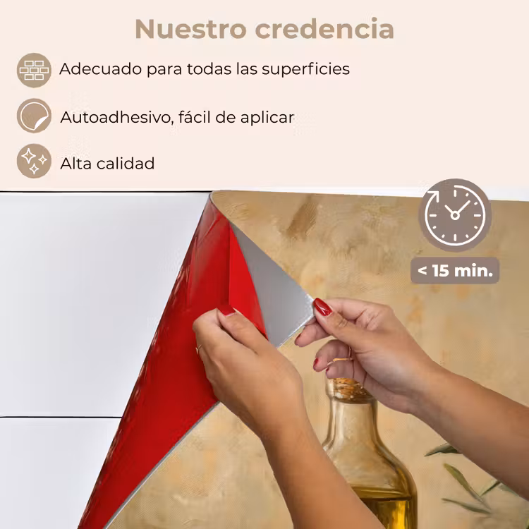 Salpicaderos de cocina - Aceitunas - Naturaleza muerta - Vintage — 4