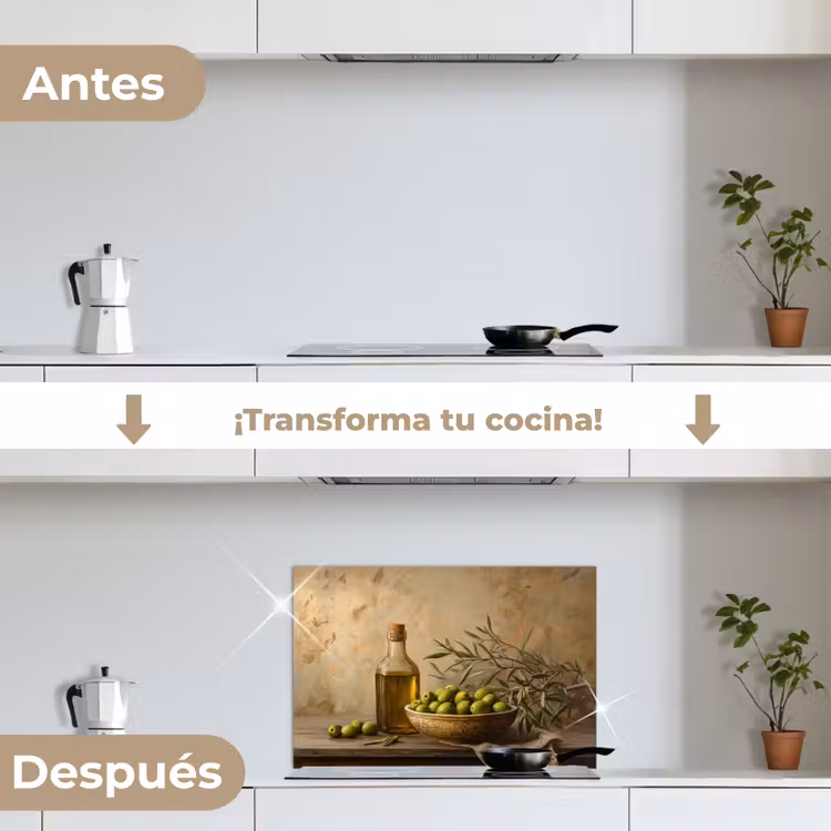 Salpicaderos de cocina - Aceitunas - Naturaleza muerta - Vintage — 7