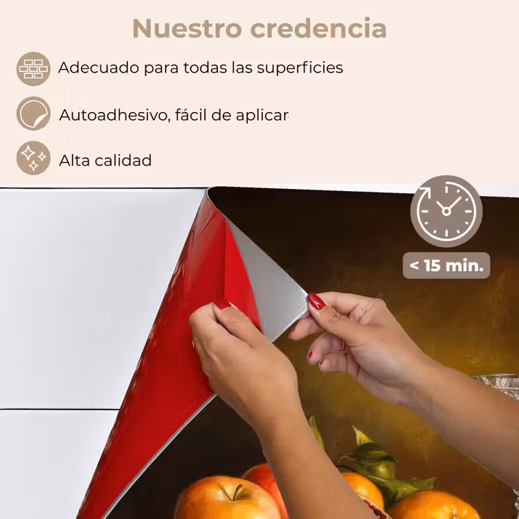 Salpicaderos de cocina - Fruta - Bodegón - Vino - Vela — 4