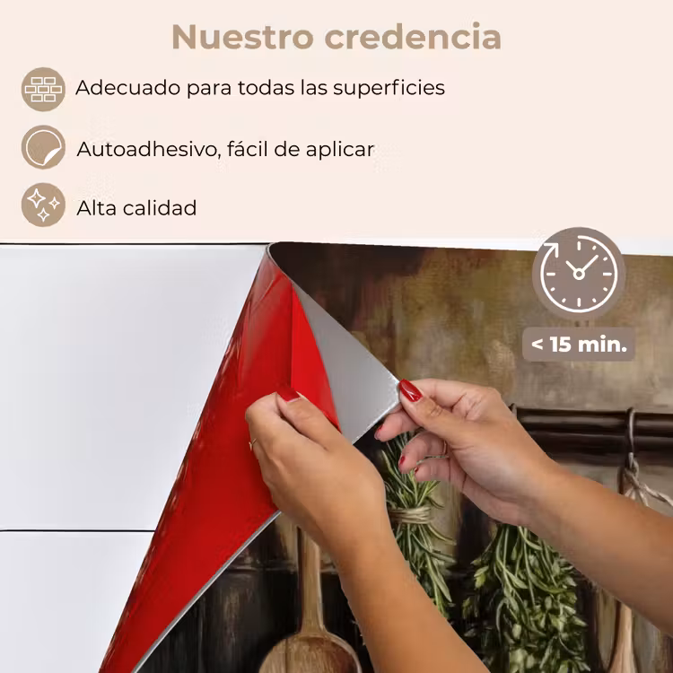 Salpicaderos de cocina - Menaje - Rústico - Azulejos - Especias — 4