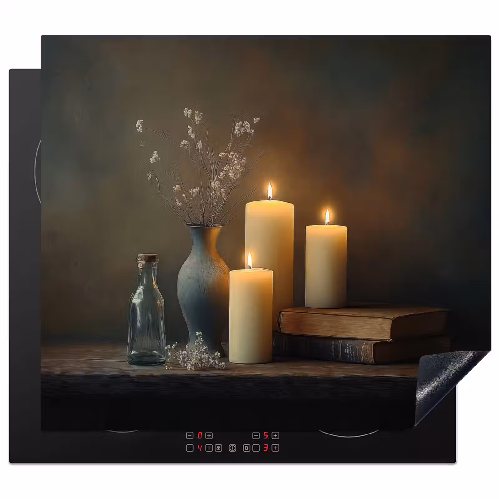 Protector de inducción - Candele - Natura morta - Rustico - Libri — 1