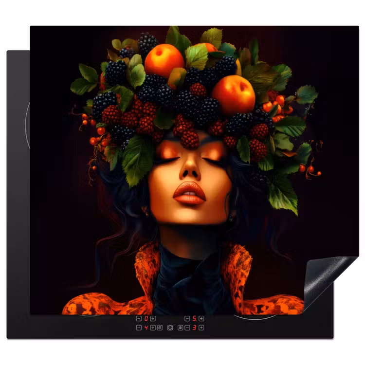 Protector de inducción - Donna - Nero - Bacche - Mele — 1