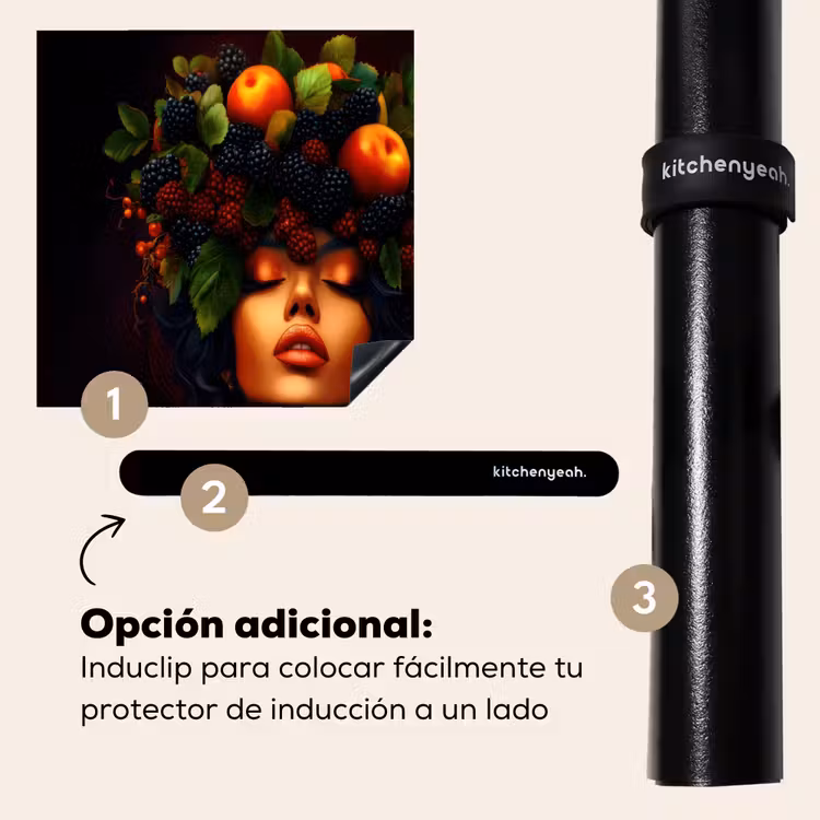 Protector de inducción - Donna - Nero - Bacche - Mele — 8