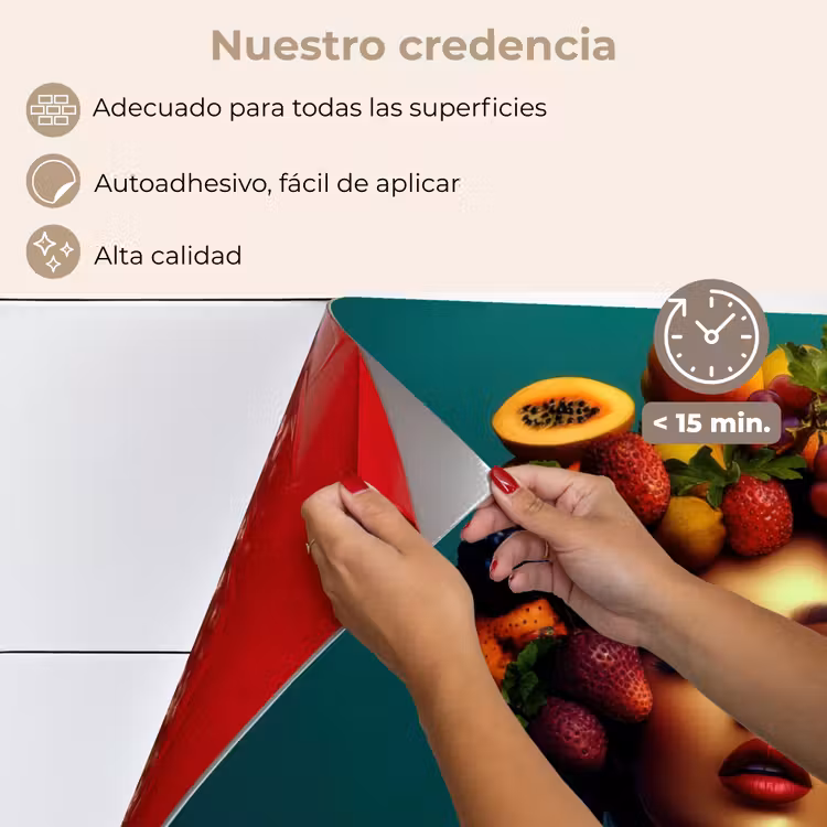 Salpicaderos de cocina - Mujer - Top con capucha - Tropical - Fruta - Uvas — 4