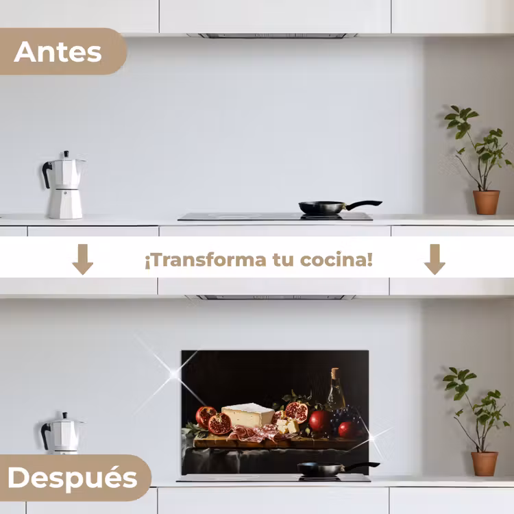 Salpicaderos de cocina - Naturaleza muerta - Vintage - Tabla para beber — 7
