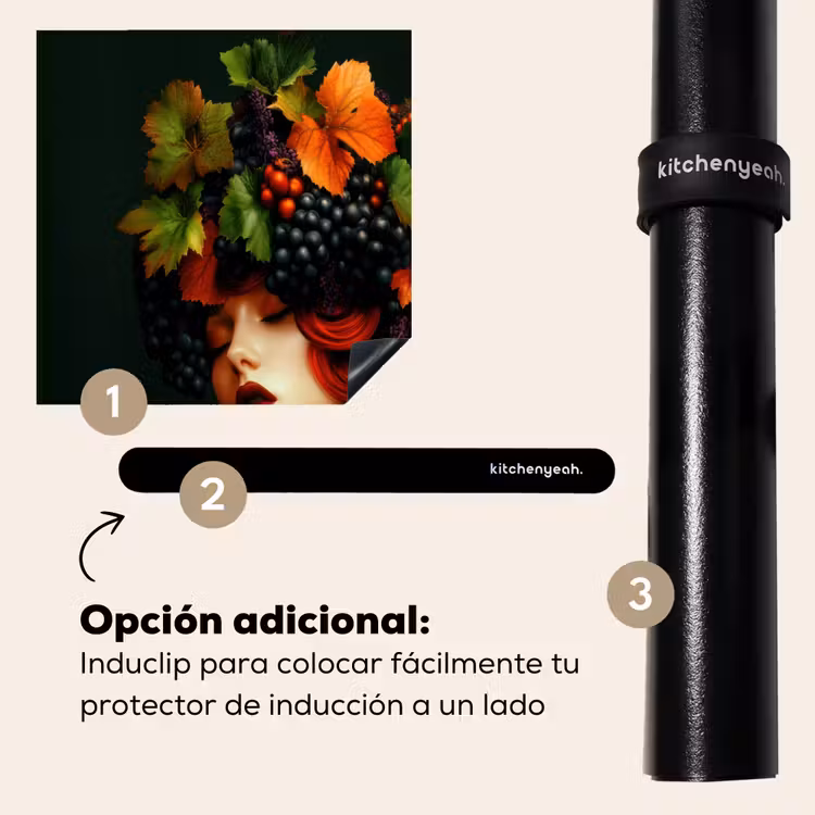 Protector de inducción - Donna - Rosso - Verde - Uva — 8