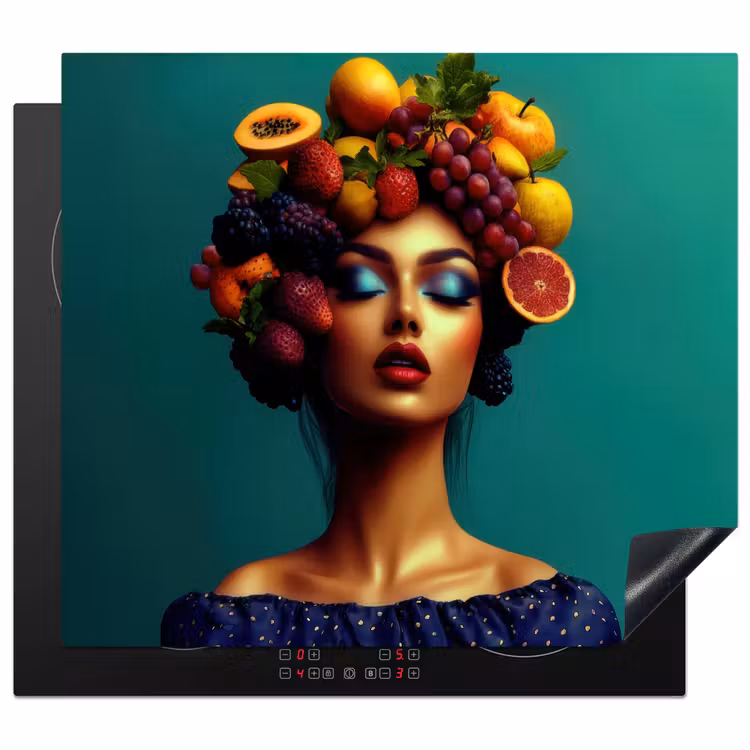 Protector de inducción - Donna - Top con cappuccio - Tropicale - Frutta - Uva — 1