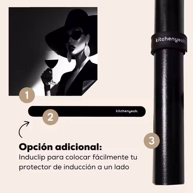 Protector de inducción - Mujer - Vino - Chic — 8