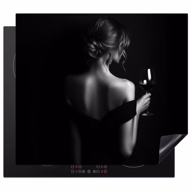 Protector de inducción - Mujer - Vino - Vestido — 1