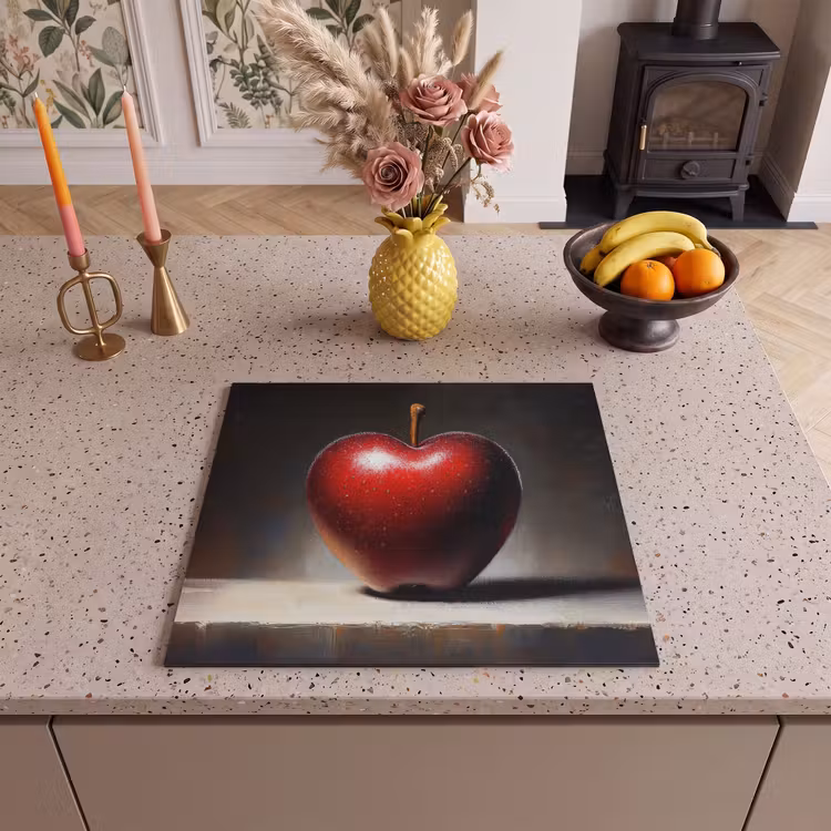 Protector de inducción - Manzana - Corazón - Rojo — 3