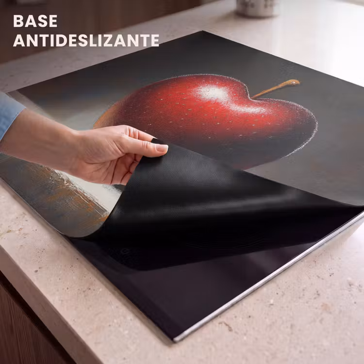 Protector de inducción - Manzana - Corazón - Rojo — 6