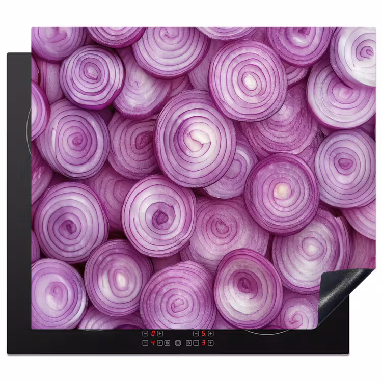 Protector de inducción - Morado - Cebollas - Primer plano — 1