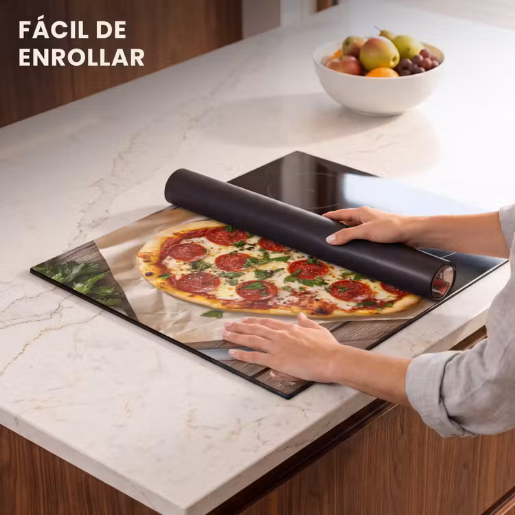 Protector de inducción - Pizza - Corazón - Pepperoni - Tomate — 7