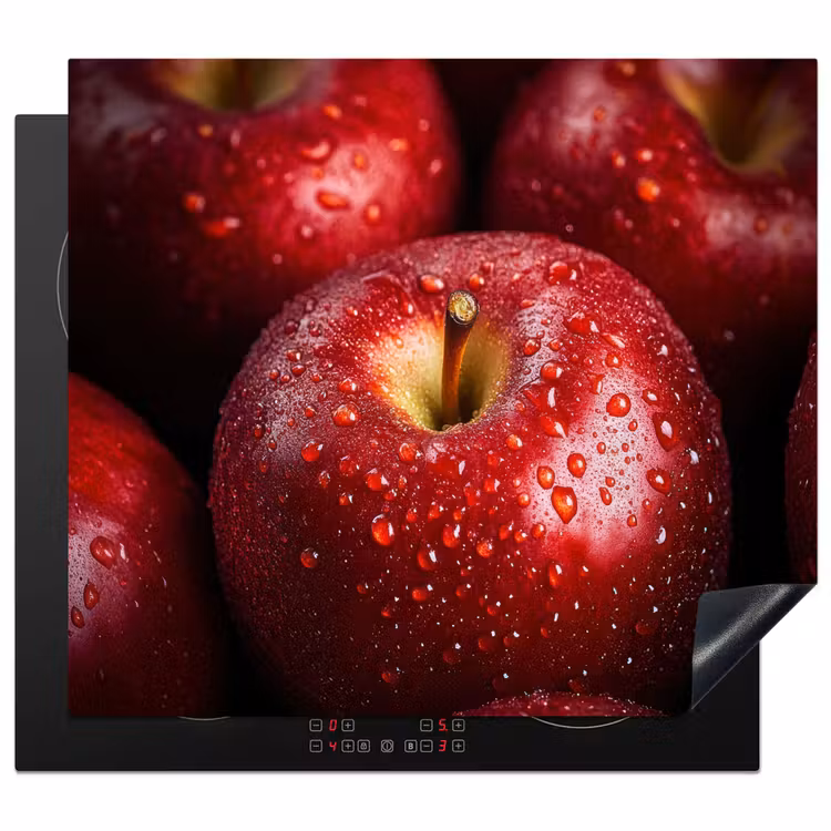 Protector de inducción - Rojo - Manzanas - Frutas — 1