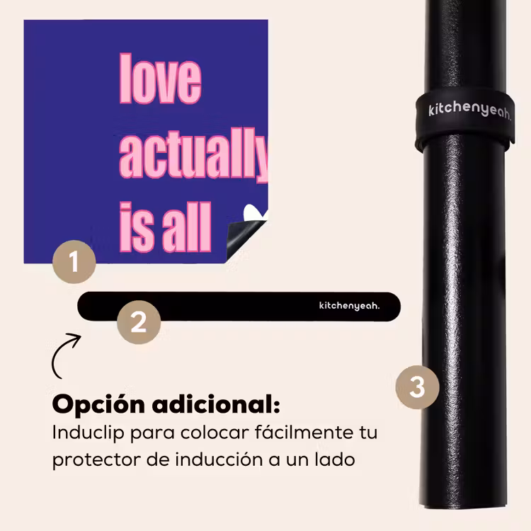 Protector de inducción - Texto - San Valentín - Amor - Azul — 8