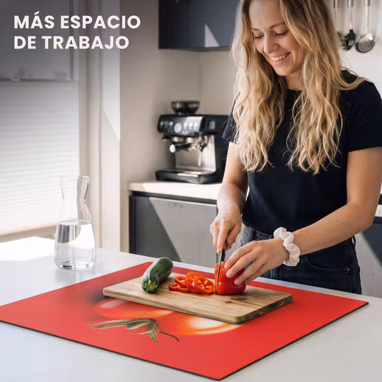 Protector de inducción - Tomate - Rojo - Corazón — 5