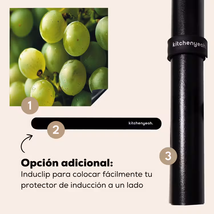 Protector de inducción - Uvas - Racimo - Verde — 8