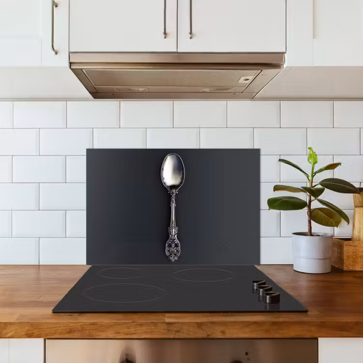Salpicaderos de cocina - Cuchara - Plata - Metal — 3