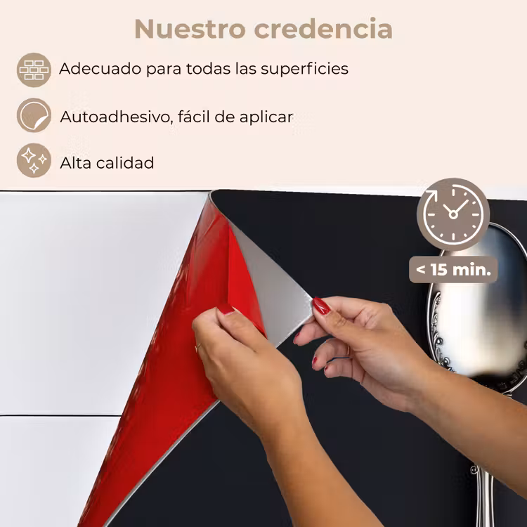 Salpicaderos de cocina - Cuchara - Plata - Metal — 4
