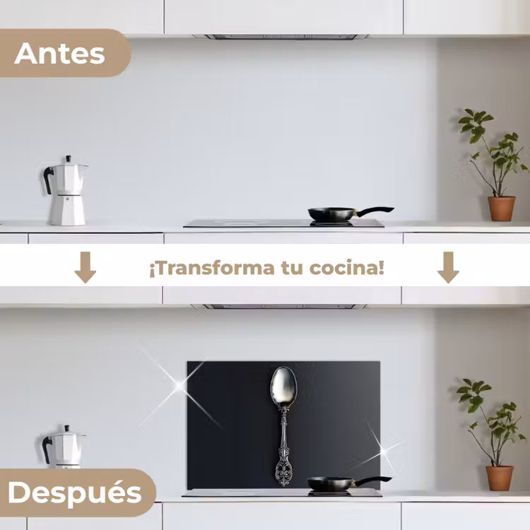 Salpicaderos de cocina - Cuchara - Plata - Metal — 7