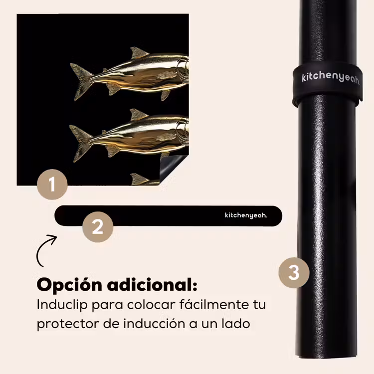 Protector de inducción - Piscis - Oro - Negro — 8