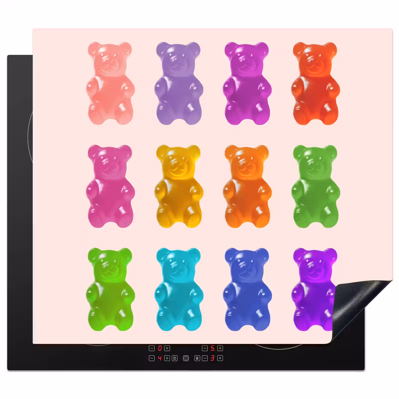 Protector de inducción - Oso - Colorido - Caramelo — 1