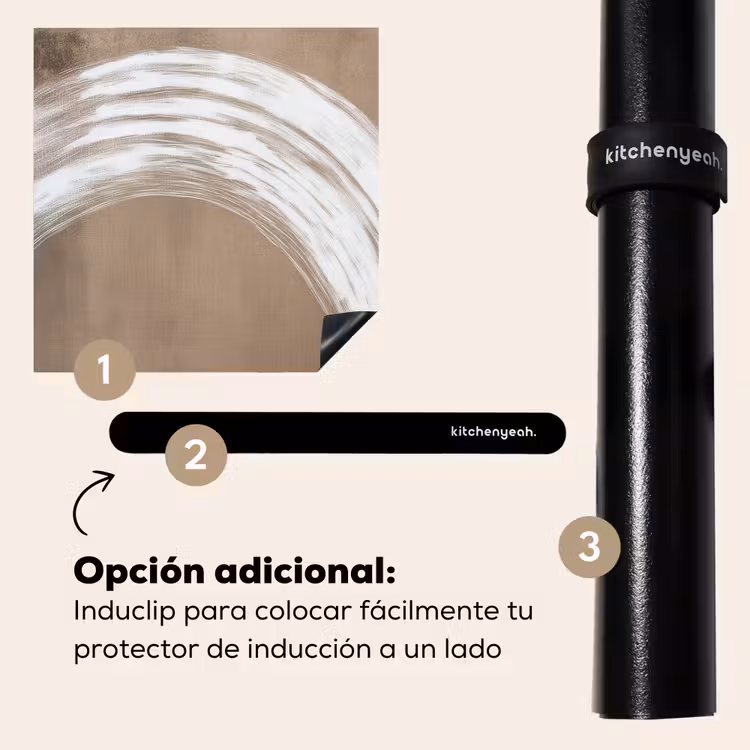 Protector de inducción - Pintura - Marrón - Japandi — 8
