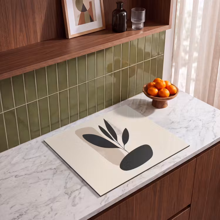 Protector de inducción - Planta - Beige - Japandi — 4